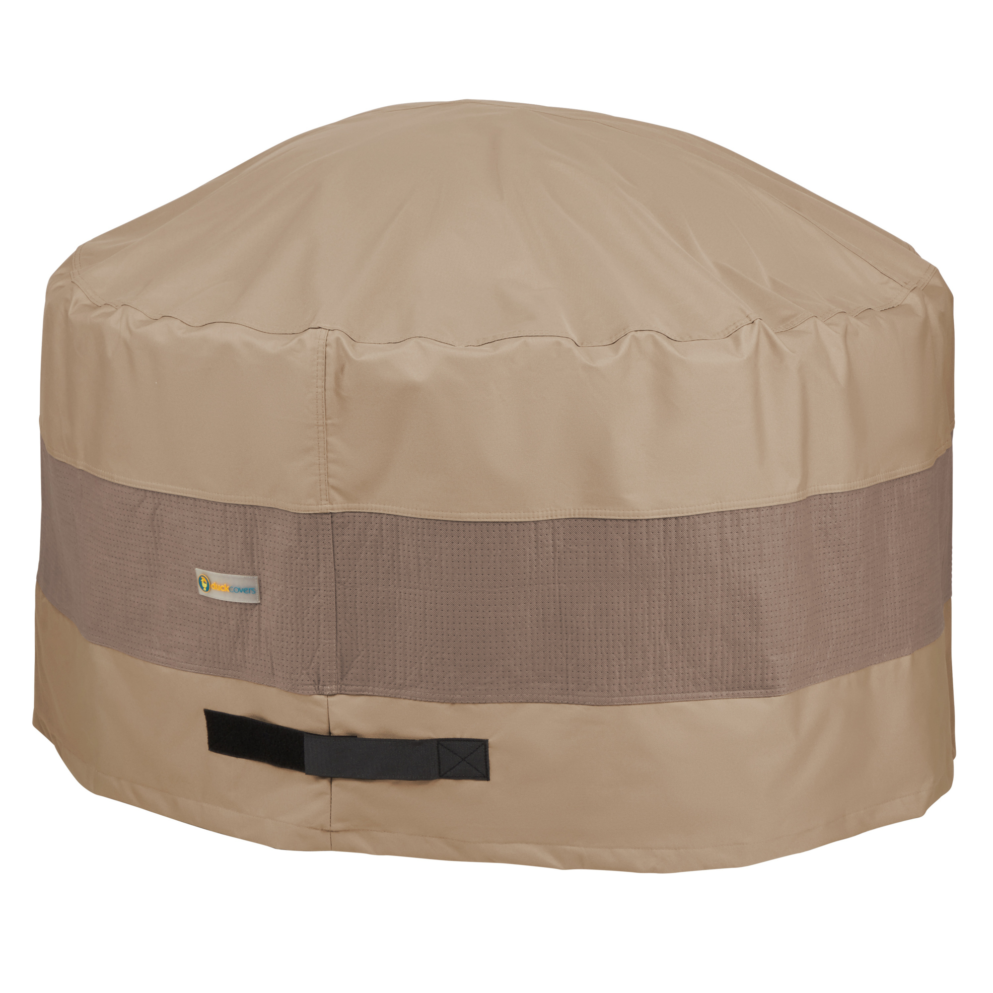 Classic Accessories Elegant 36in. Round Fire Pit Cover, Tan, Polyester, Model# LFPR3620